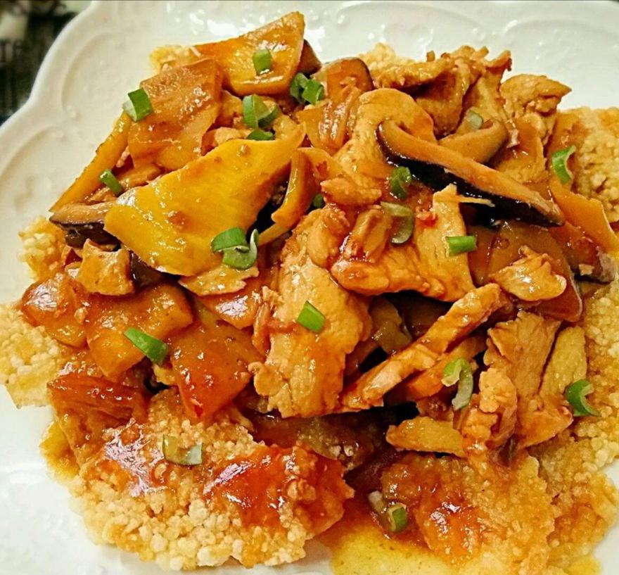 锅巴肉片简单又好吃，让你爱上这样一道独特味道的美食